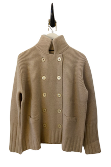 Nautical Sweater Coat in Tea Dip