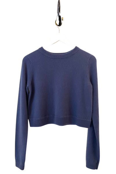 Brazeau Tricot Cashmere All Thumbs Sweater in Nightfall