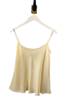  Cotton Silk Creme Paperbag Cami