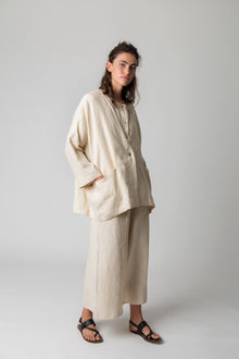  LOESS Bering Pant in Striped Linen