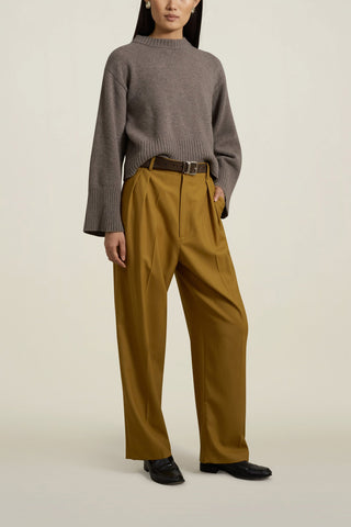 Kallmeyer Taupe Recycled Cashmere Paloma Sweater