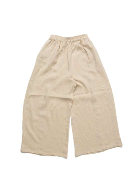LOESS Bering Pant in Striped Linen
