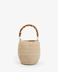  Clare V. Pot de Miel with Bamboo Handle in Natural