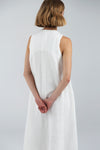 Sarah Dress in Cream Linen