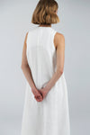 Sarah Dress in White Linen