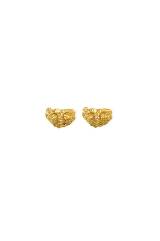 Sylvia Benson Gold "A" Dunes Stud Earrings found at Patricia in Southern Pines, NC