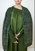 Brazeau Tricot Utility Mari Fade Boyfriend Cardigan