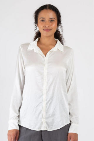 CP Shades White Silk Romy Shirt