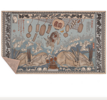  Sabina Savage "The Floating Rabbits" Cashmere Backed Stole Cameo/Rice found at Patricia in Southern Pines, NC