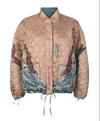 Sabina Savage  Koinobori Kerasu silk twill bomber jacket found at Patricia in Southern Pines, NC