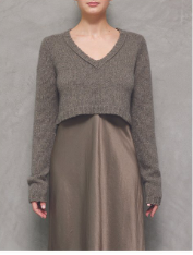 Sable Cashmere V- Neck Ritz Curator Sweater found at Patricia in Southern Pines, NC
