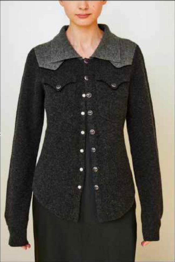 Brazeau Tricot Two Tone Cowgirl Shirt