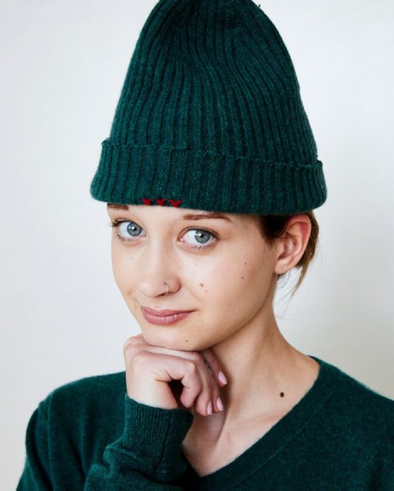 Cashmere Cap in Sapphire