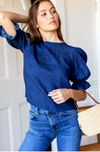 Pearl Blouse Indigo