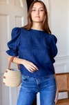 Pearl Blouse Indigo