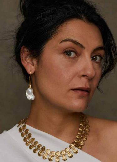 Julie Cohn Stem Pearl Earrings