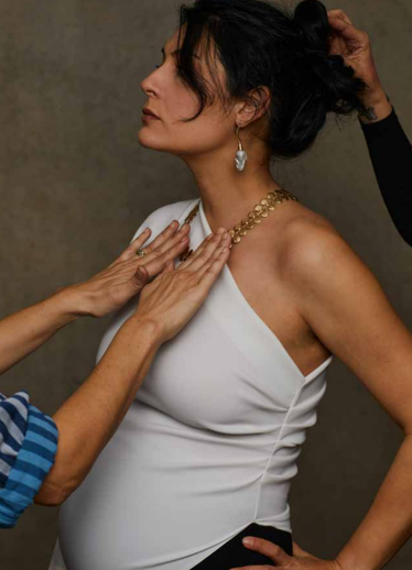 Julie Cohn Stem Pearl Earrings