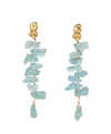 Julie Cohn Petite Ore Aquamarine Earrings