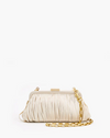 Clare V Cream Fran Fran Clutch