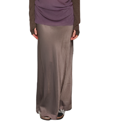 brazeau tricot porcini silk petal garbo skirt found at Patricia in southern pines, NC