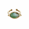 Saturn Jade Adjustable Ring