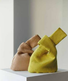  Ruffy Bag in Washed Linen