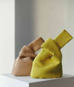 Ruffy Bag in Washed Linen