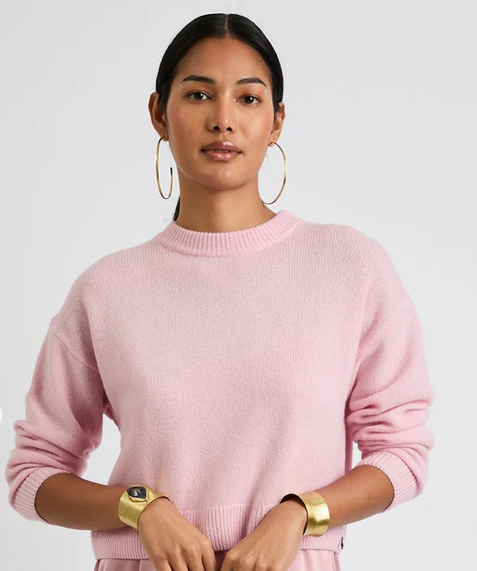 Madison Cashmere Sweater Rosewood