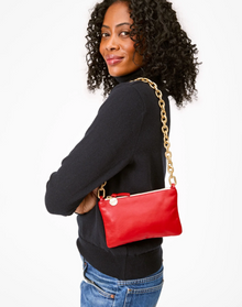  Clare V. Wallet Clutch Rosa with Tabs