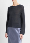 Coated Cotton Pullover Night Lake