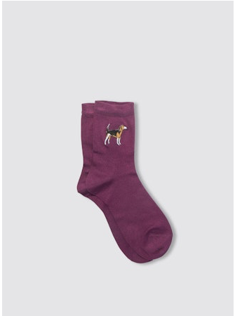 Maria La Rosa Embroidered Socks