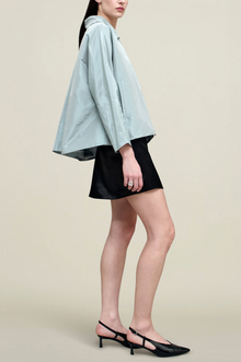  Silk Taffeta Bradley Jacket Ice