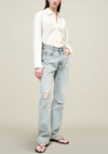 Gabby Tapered Jean Fog