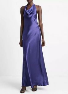  Cowl Neck Sleeveless Maxi Dress Deep Iris