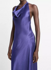 Cowl Neck Sleeveless Maxi Dress Deep Iris