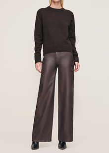  Hepburn Wide Leg High Rise Walnut Coated