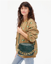 Mirabel Handbag in Deep Pine Croc