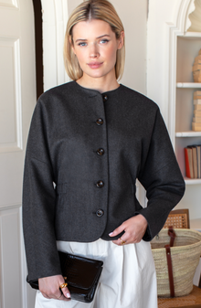  Emerson Fry Atelier Cinch Jacket Charcoal light found at Patricia in Southern Pines, NC