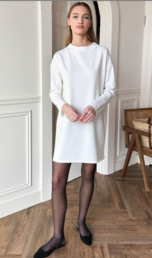  Emerson Fry jewel neck dress ivory found at Patricia in Southern Pines, NC