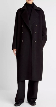  Vince Double Breasted Long Coat Black found at Patricia in Southern Pines, NC