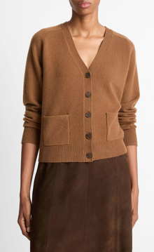  Vince Wool & Cashmere-Blend Pocket V-Neck Cardigan found at Patricia in Southern Pines, NC