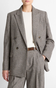  Vince Houndstooth Double Breasted Blazer found at Patricia in Southern Pines, NC