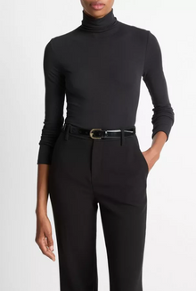  Essential Long Sleeve Turtleneck Black