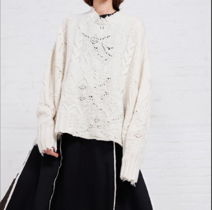 Maxi Over Sweater Black
