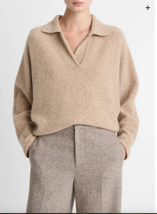  Vince Donegal Dolman Polo Sweater found at Patricia in Southern Pines, NC