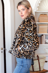 Leopard Fur Short 60s Coat