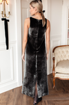 Cut In Shift Maxi Dress Bark Velvet