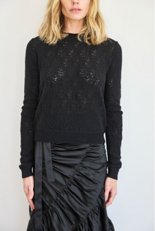  Cashmere lace pullover black found at Patricia in Southern Pines, NC