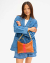 Clare V. Shortie Strap in Vintage Gold`