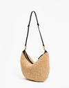Lune Cafe Au Lait Shearling Bag